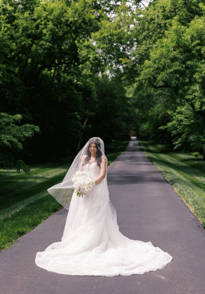candid bride and groom portrait at an East Tennessee wedding