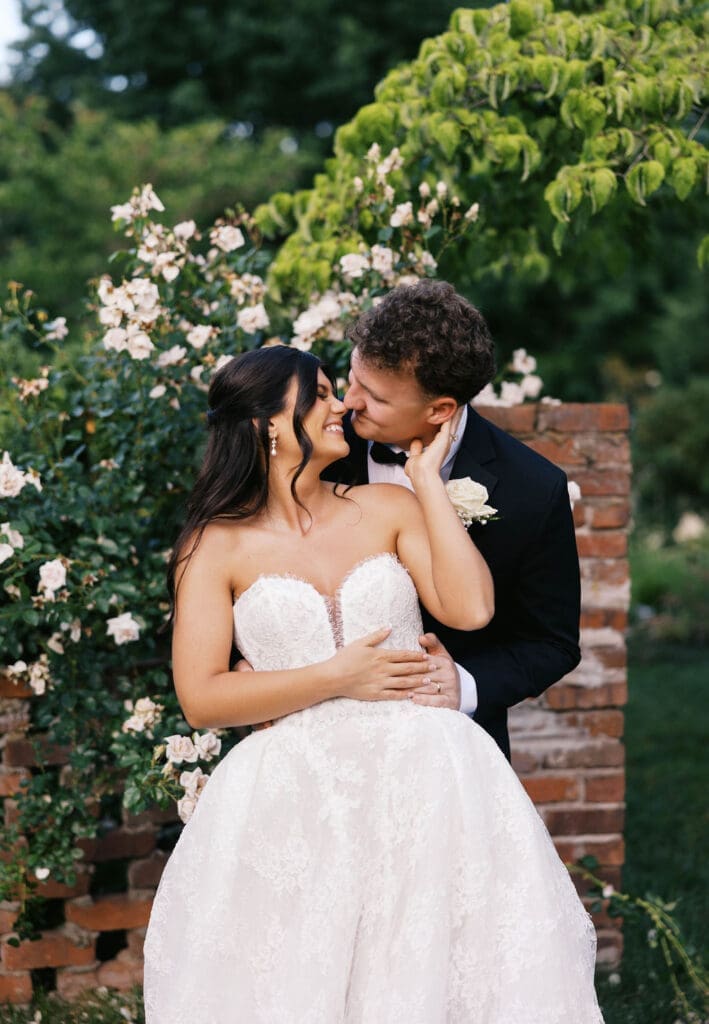 romantic sunset wedding photos in East Tennessee